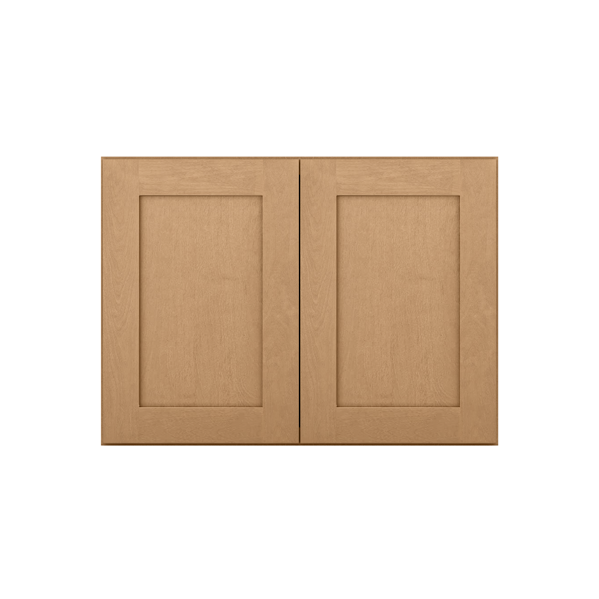 Wall Kitchen Cabinet W332424 Shaker Toffee LessCare 33 in. width 24 in. height 24 in. depth - Kitchen Cabinets