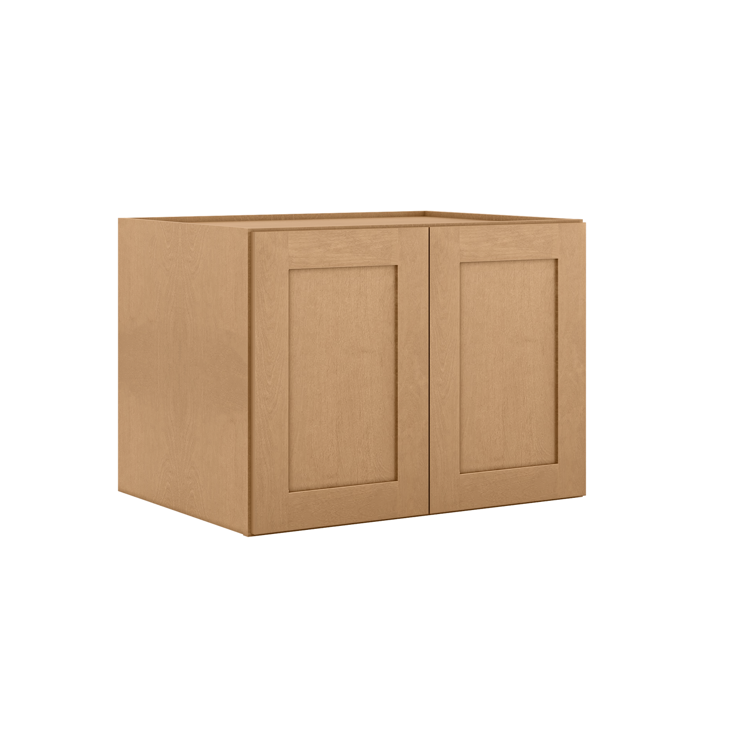 Wall Kitchen Cabinet W332424 Shaker Toffee LessCare 33 in. width 24 in. height 24 in. depth - Kitchen Cabinets