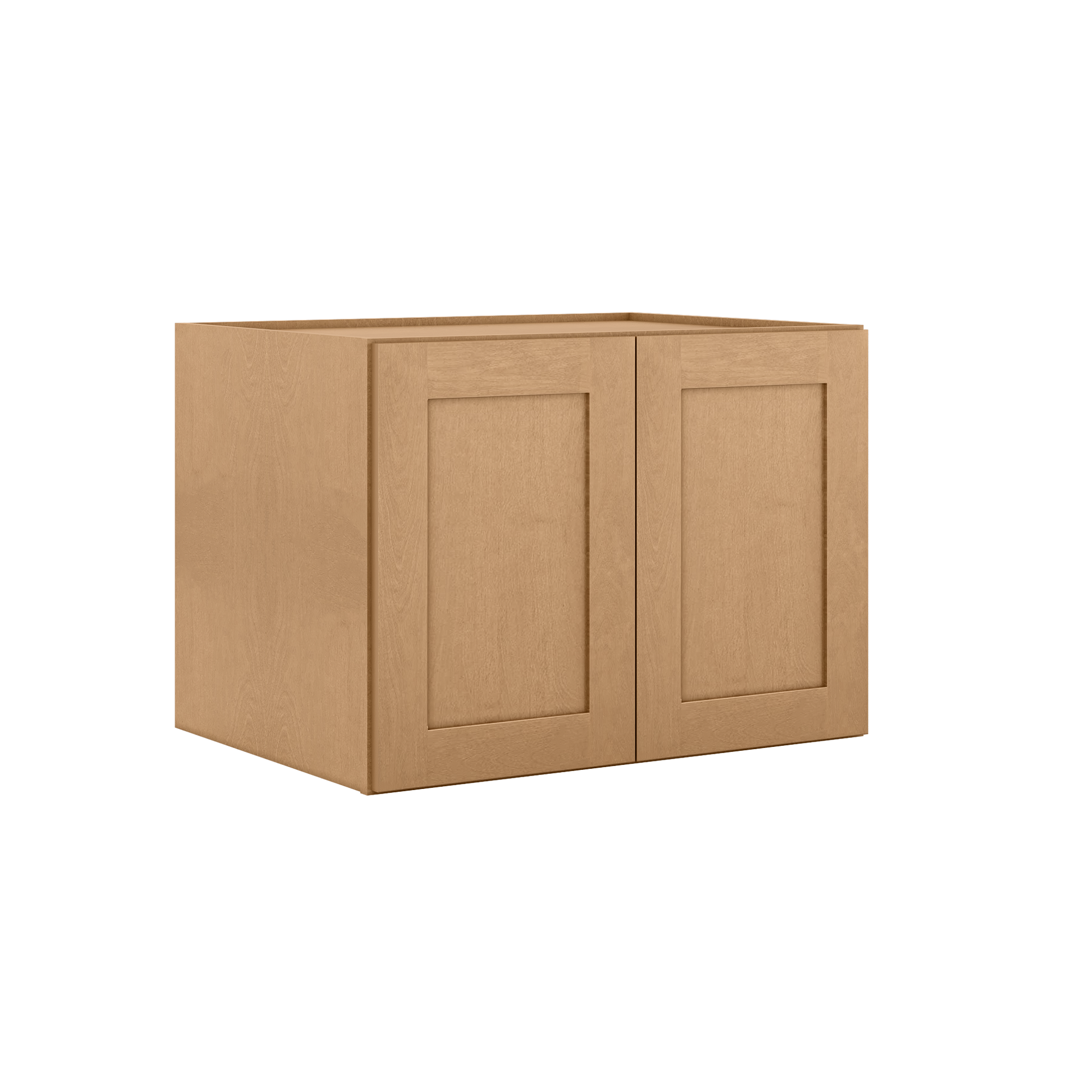 Wall Kitchen Cabinet W332424 Shaker Toffee LessCare 33 in. width 24 in. height 24 in. depth - Kitchen Cabinets