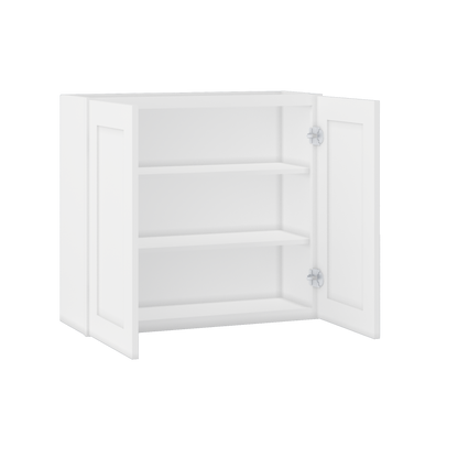 Wall Kitchen Cabinet W3330 Alpina White LessCare 33 in. width 30 in. height 12 in. depth - Kitchen Cabinets