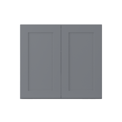 Wall Kitchen Cabinet W3330 Colonial Gray LessCare 33 in. width 30 in. height 12 in. depth - Kitchen Cabinets