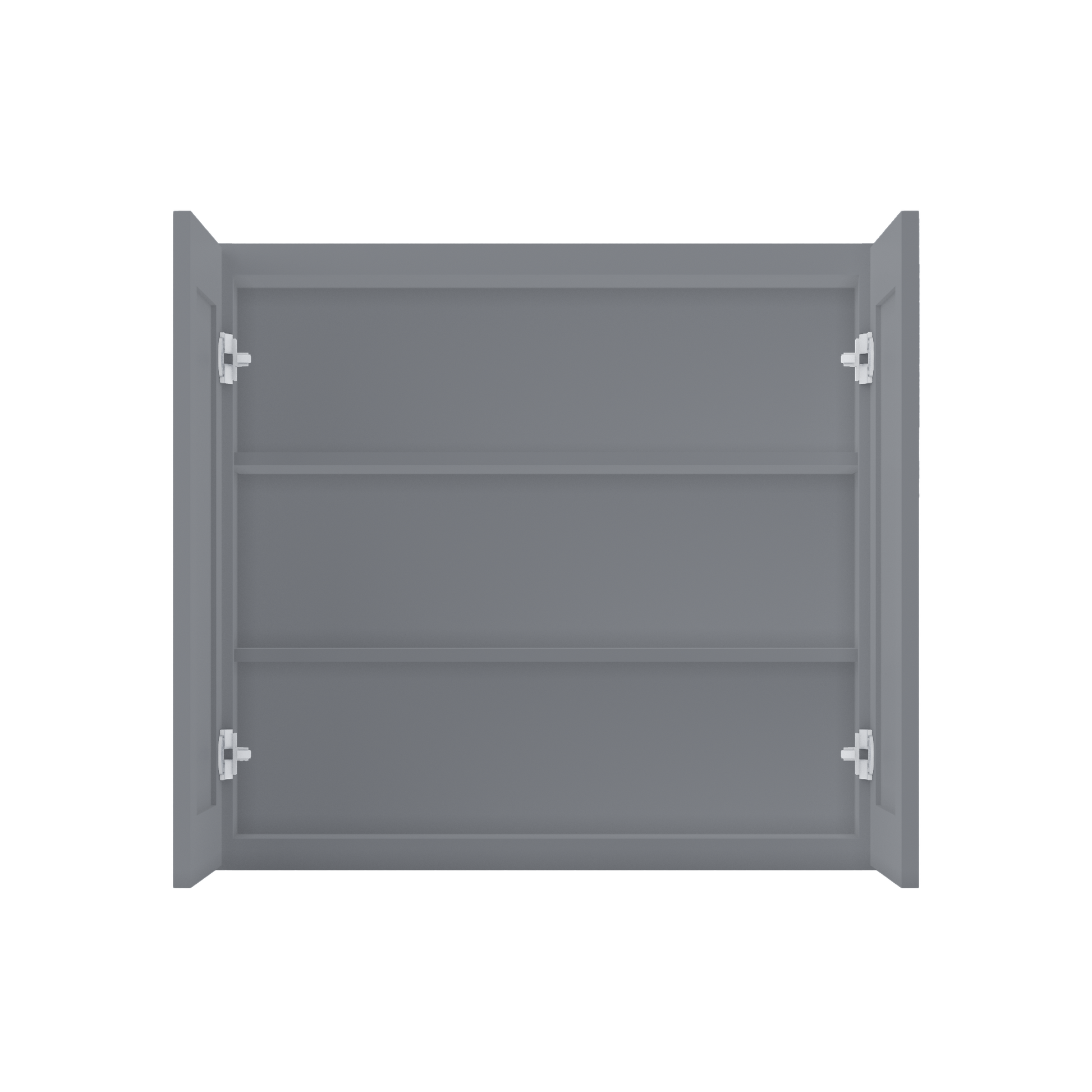 Wall Kitchen Cabinet W3330 Colonial Gray LessCare 33 in. width 30 in. height 12 in. depth - Kitchen Cabinets