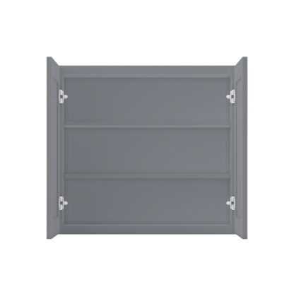 Wall Kitchen Cabinet W3330 Colonial Gray LessCare 33 in. width 30 in. height 12 in. depth - Kitchen Cabinets