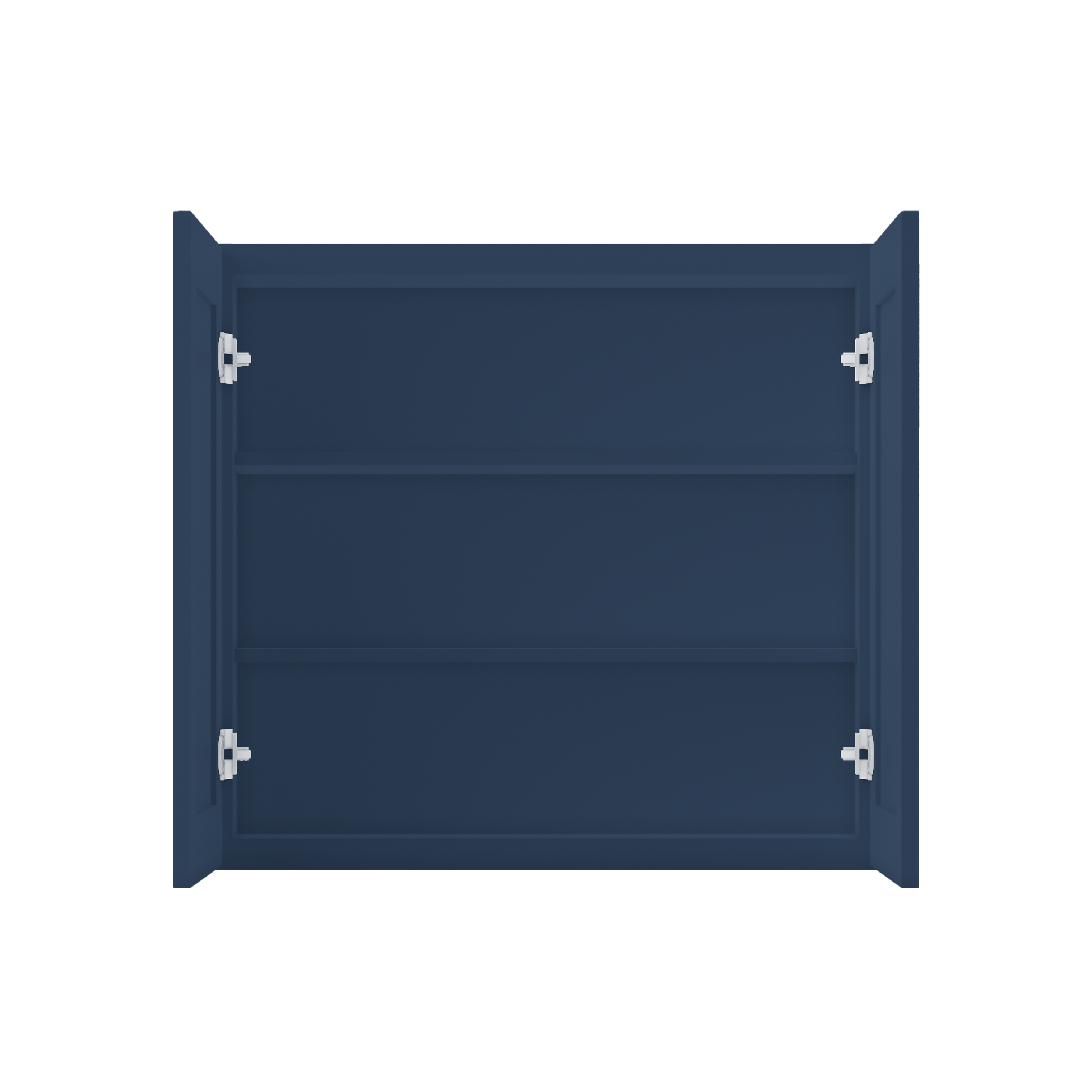 Wall Kitchen Cabinet W3330 Danbury Blue LessCare 33 in. width 30 in. height 12 in. depth - Kitchen Cabinets