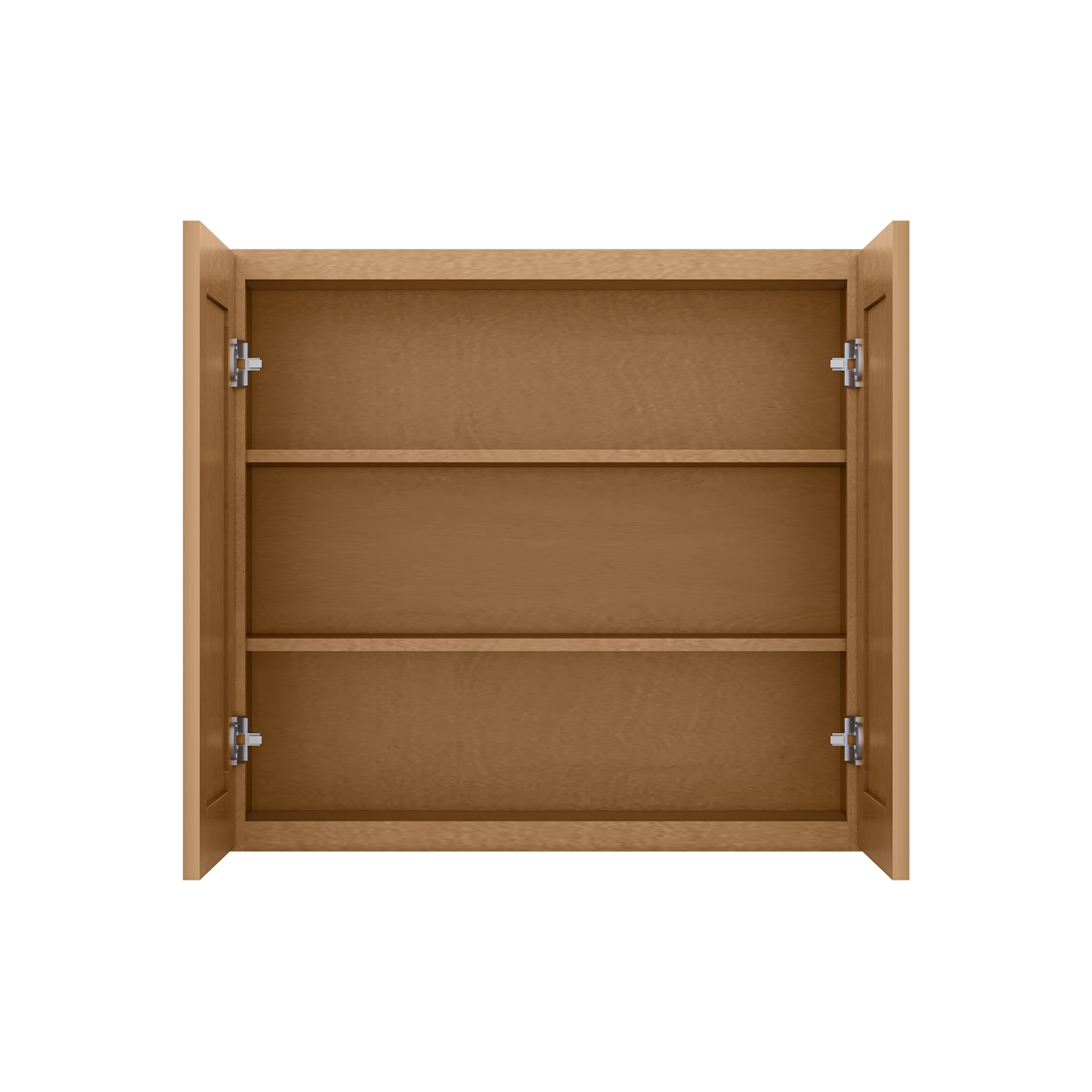 Wall Kitchen Cabinet W3330 Shaker Toffee LessCare 33 in. width 30 in. height 12 in. depth - Kitchen Cabinets