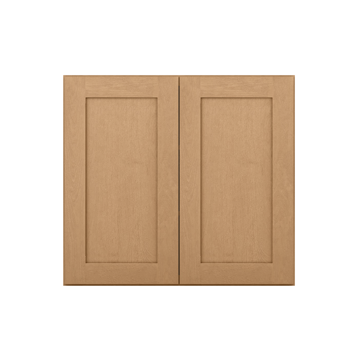 Wall Kitchen Cabinet W3330 Shaker Toffee LessCare 33 in. width 30 in. height 12 in. depth - Kitchen Cabinets
