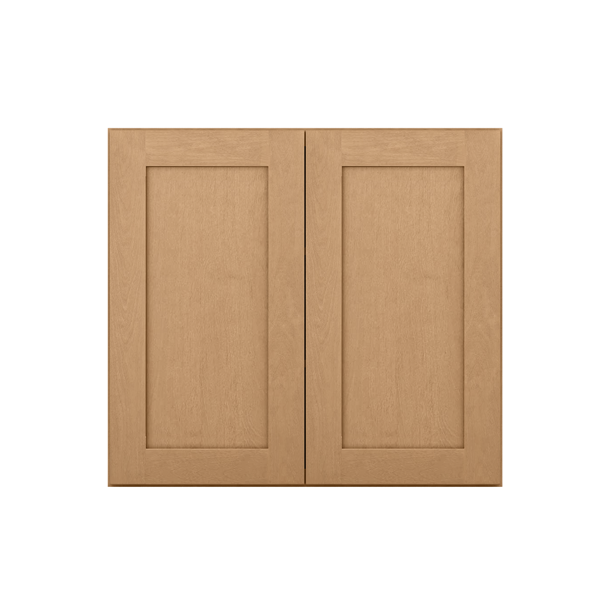 Wall Kitchen Cabinet W3330 Shaker Toffee LessCare 33 in. width 30 in. height 12 in. depth - Kitchen Cabinets