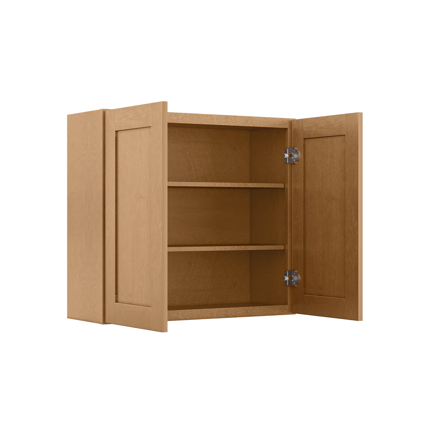 Wall Kitchen Cabinet W3330 Shaker Toffee LessCare 33 in. width 30 in. height 12 in. depth - Kitchen Cabinets