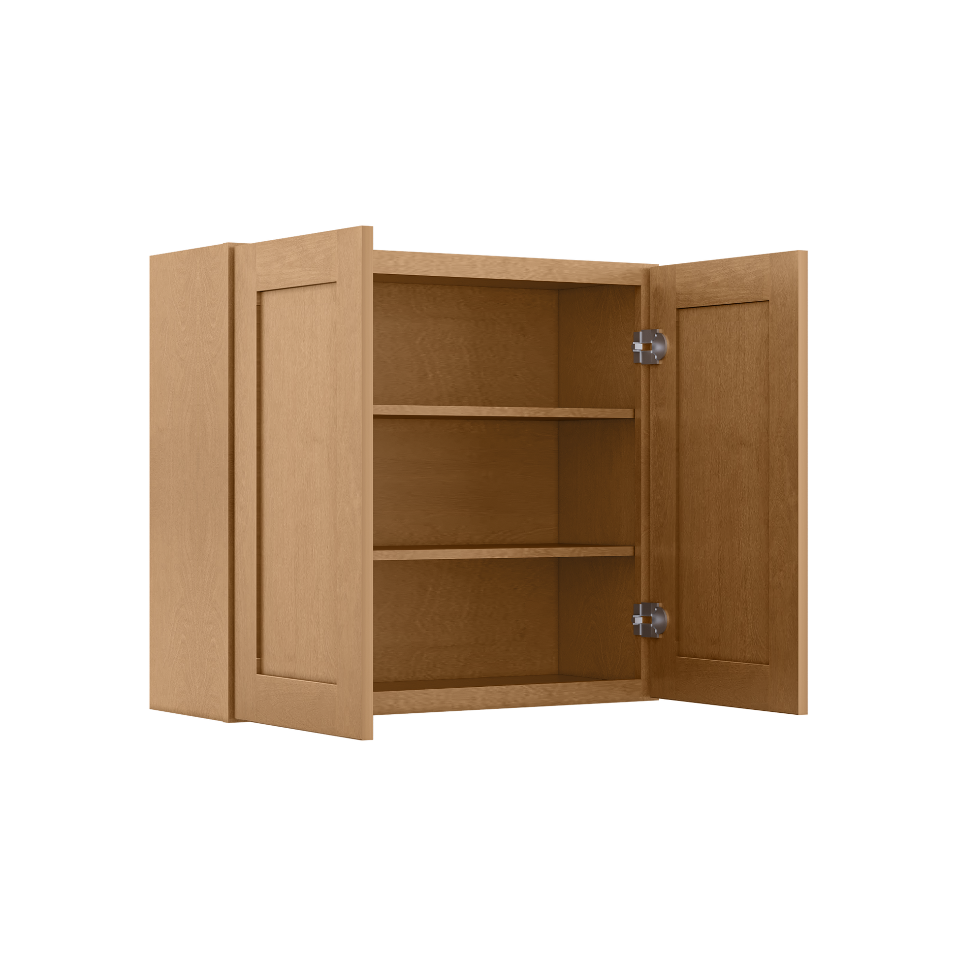 Wall Kitchen Cabinet W3330 Shaker Toffee LessCare 33 in. width 30 in. height 12 in. depth - Kitchen Cabinets