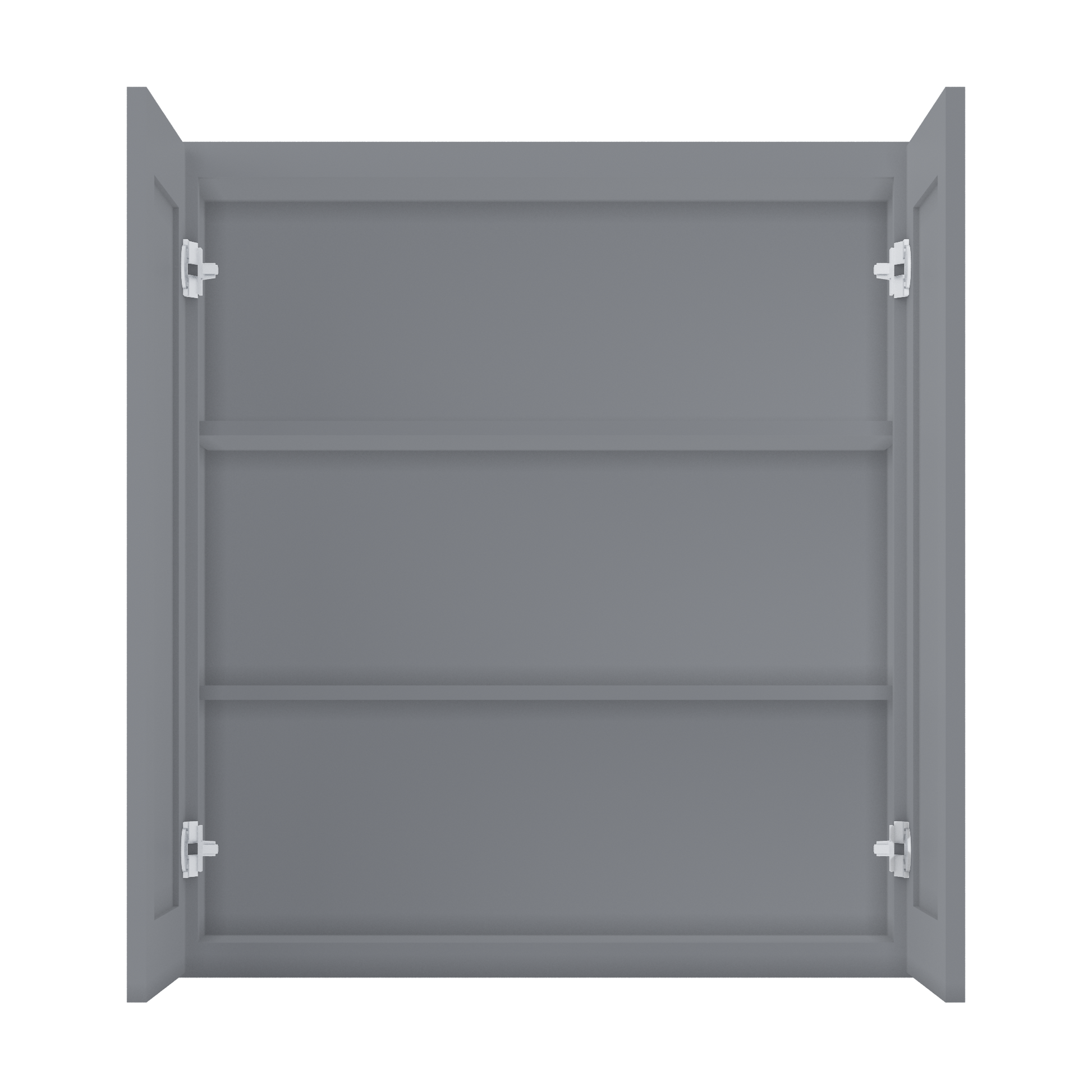 Wall Kitchen Cabinet W3336 Colonial Gray LessCare 33 in. width 36 in. height 12 in. depth - Kitchen Cabinets