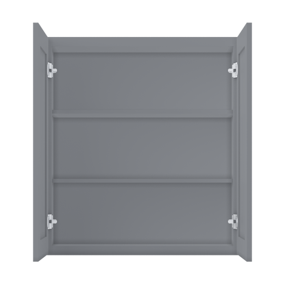 Wall Kitchen Cabinet W3336 Colonial Gray LessCare 33 in. width 36 in. height 12 in. depth - Kitchen Cabinets