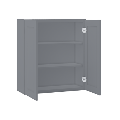 Wall Kitchen Cabinet W3336 Colonial Gray LessCare 33 in. width 36 in. height 12 in. depth - Kitchen Cabinets