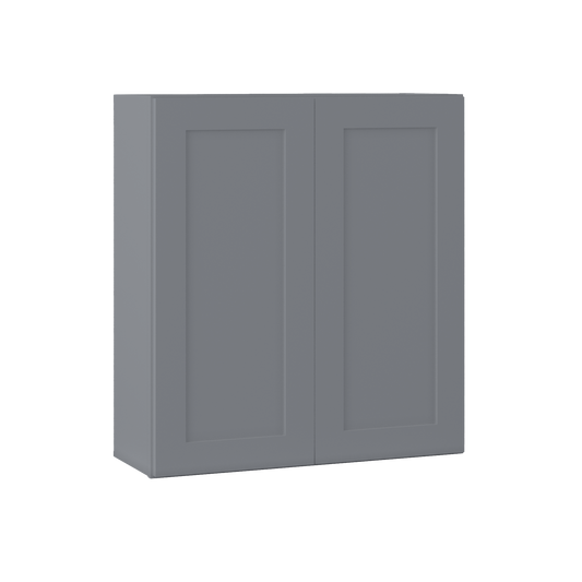 Wall Kitchen Cabinet W3336 Colonial Gray LessCare 33 in. width 36 in. height 12 in. depth - Kitchen Cabinets