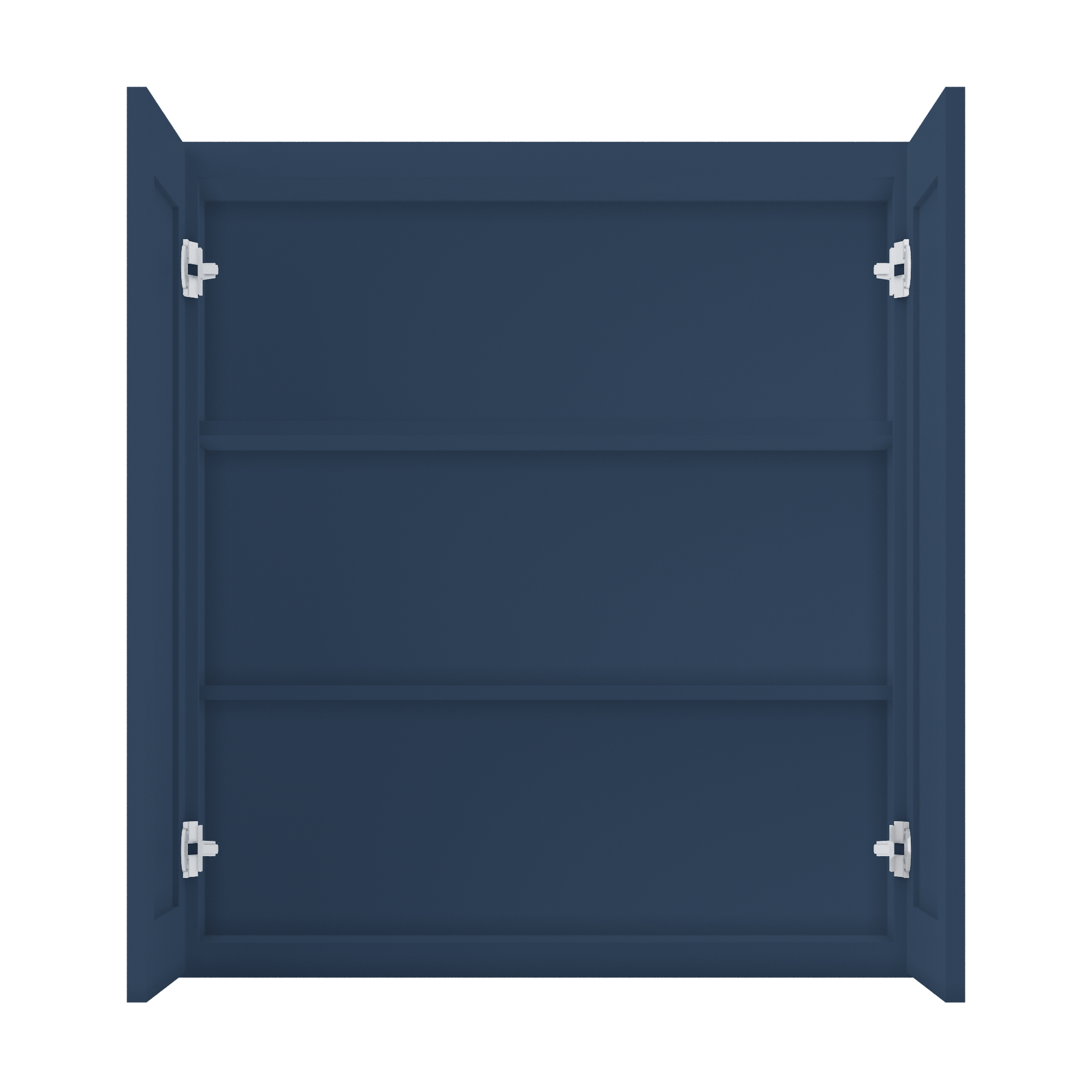 Wall Kitchen Cabinet W3336 Danbury Blue LessCare 33 in. width 36 in. height 12 in. depth - Kitchen Cabinets