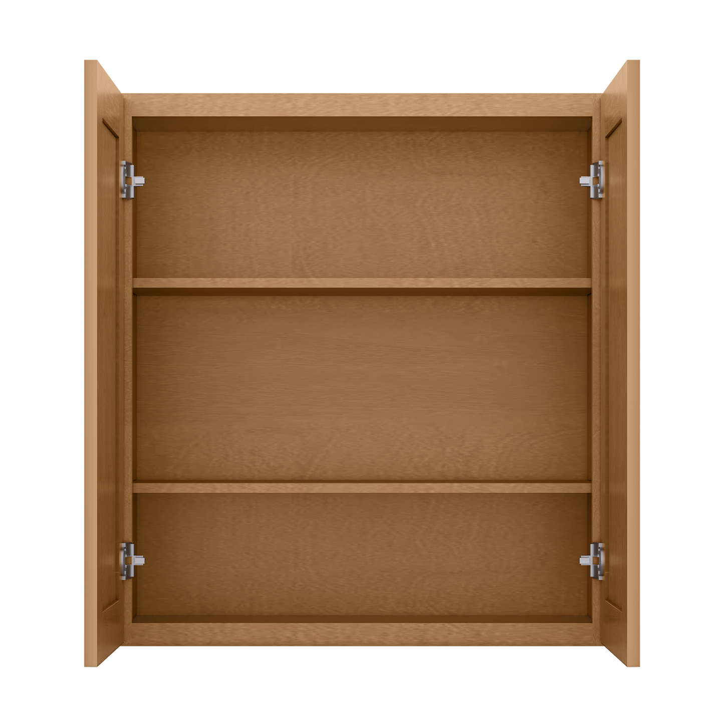 Wall Kitchen Cabinet W3336 Shaker Toffee LessCare 33 in. width 36 in. height 12 in. depth - Kitchen Cabinets
