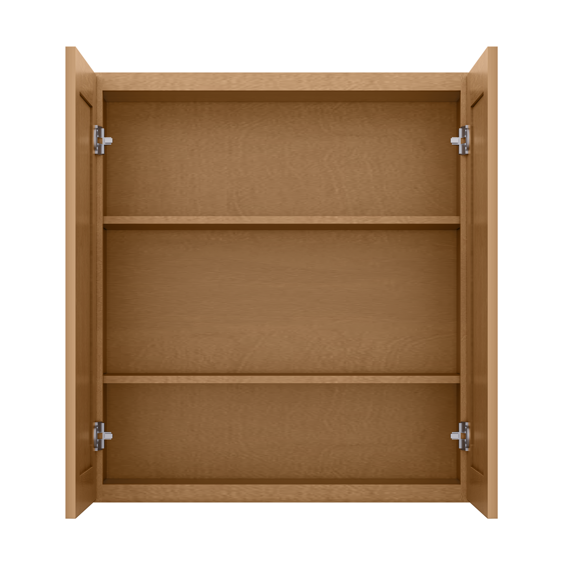 Wall Kitchen Cabinet W3336 Shaker Toffee LessCare 33 in. width 36 in. height 12 in. depth - Kitchen Cabinets
