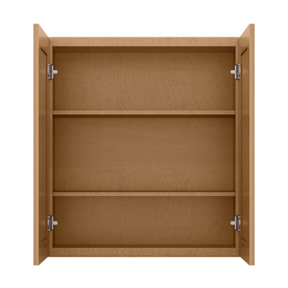 Wall Kitchen Cabinet W3336 Shaker Toffee LessCare 33 in. width 36 in. height 12 in. depth - Kitchen Cabinets