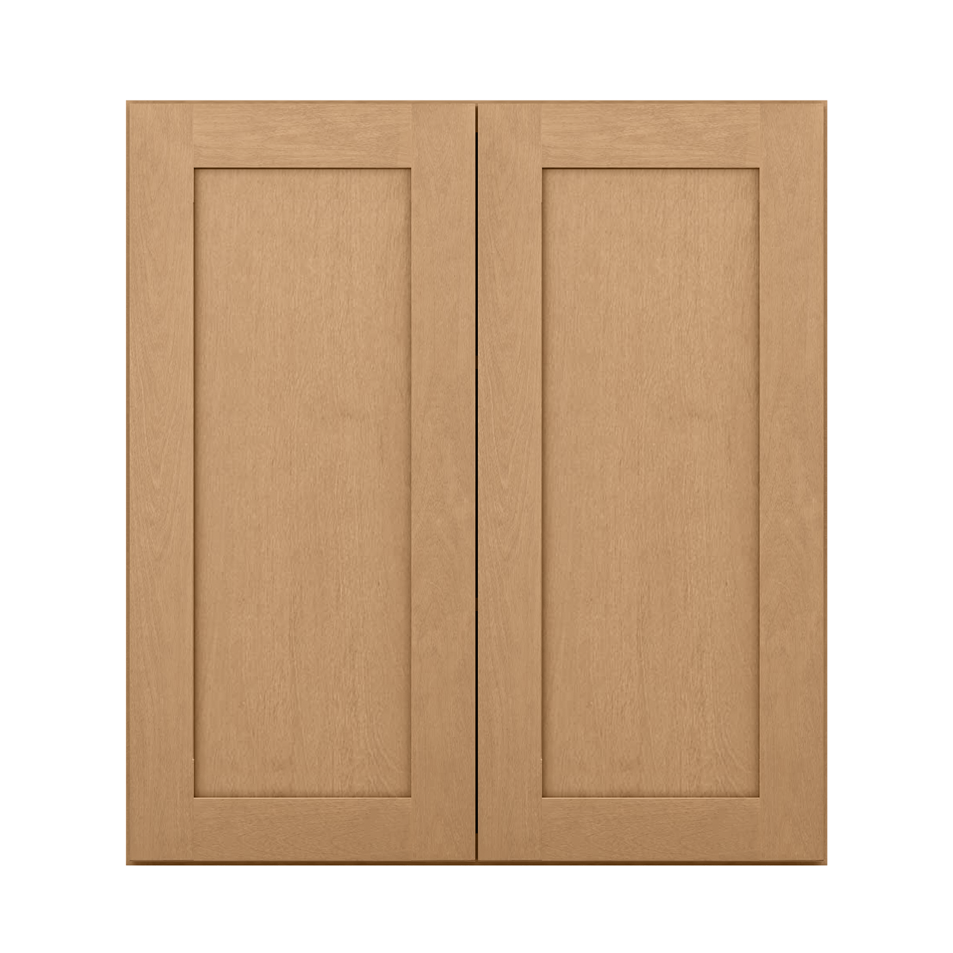 Wall Kitchen Cabinet W3336 Shaker Toffee LessCare 33 in. width 36 in. height 12 in. depth - Kitchen Cabinets