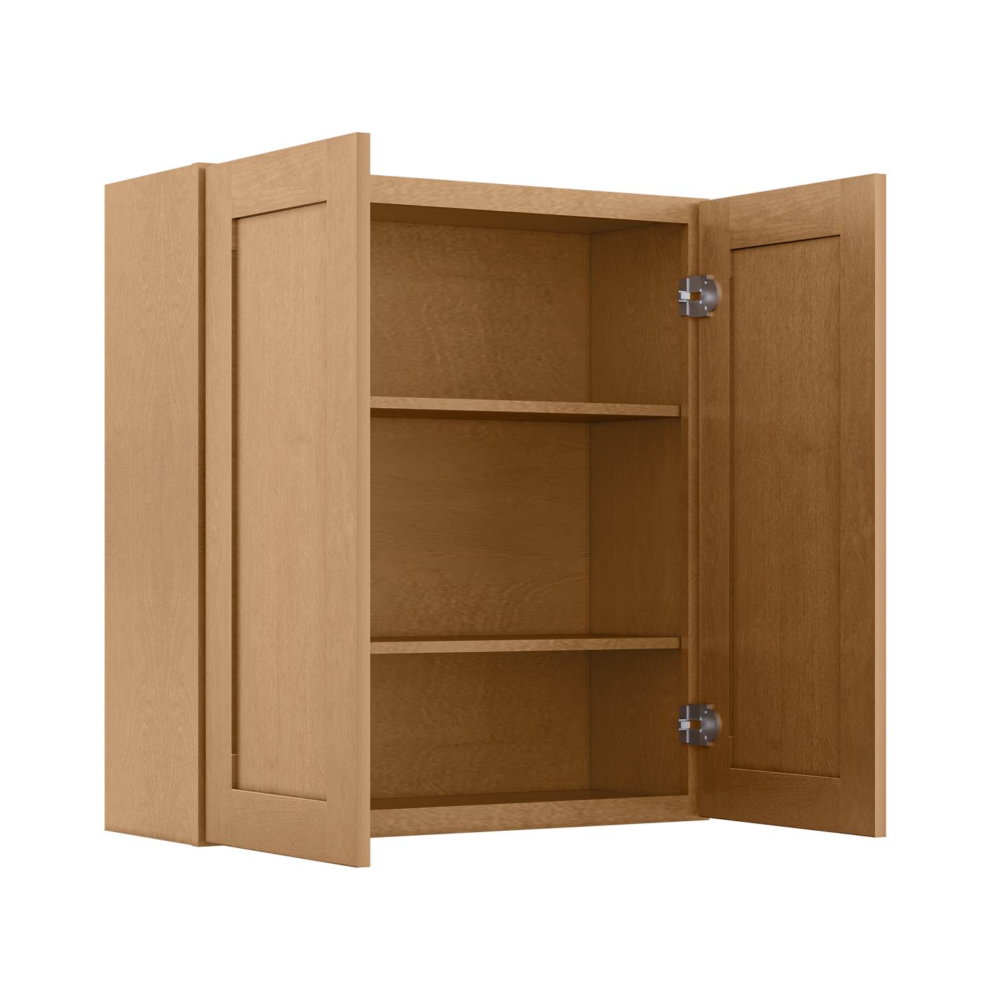 Wall Kitchen Cabinet W3336 Shaker Toffee LessCare 33 in. width 36 in. height 12 in. depth - Kitchen Cabinets