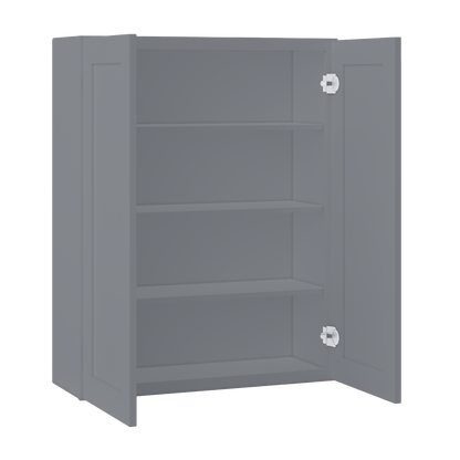 Wall Kitchen Cabinet W3342 Colonial Gray LessCare 33 in. width 42 in. height 12 in. depth - Kitchen Cabinets