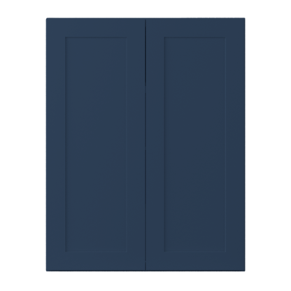 Wall Kitchen Cabinet W3342 Danbury Blue LessCare 33 in. width 42 in. height 12 in. depth - Kitchen Cabinets