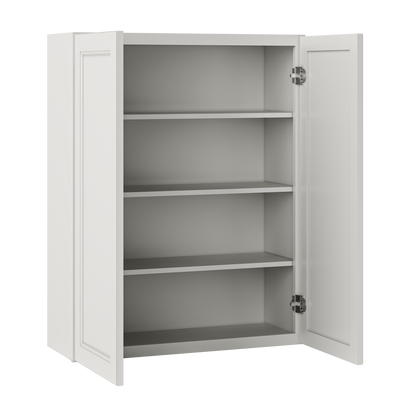 Wall Kitchen Cabinet W3342 Milan Pearl 33 in. width 42 in. height 12 in. depth - Kitchen Cabinets