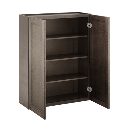 Wall Kitchen Cabinet W3342 Milan Slate 33 in. width 42 in. height 12 in. depth - Kitchen Cabinets