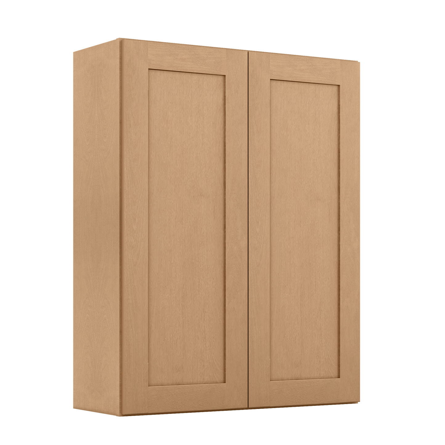 Wall Kitchen Cabinet W3342 Shaker Toffee LessCare 33 in. width 42 in. height 12 in. depth - Kitchen Cabinets