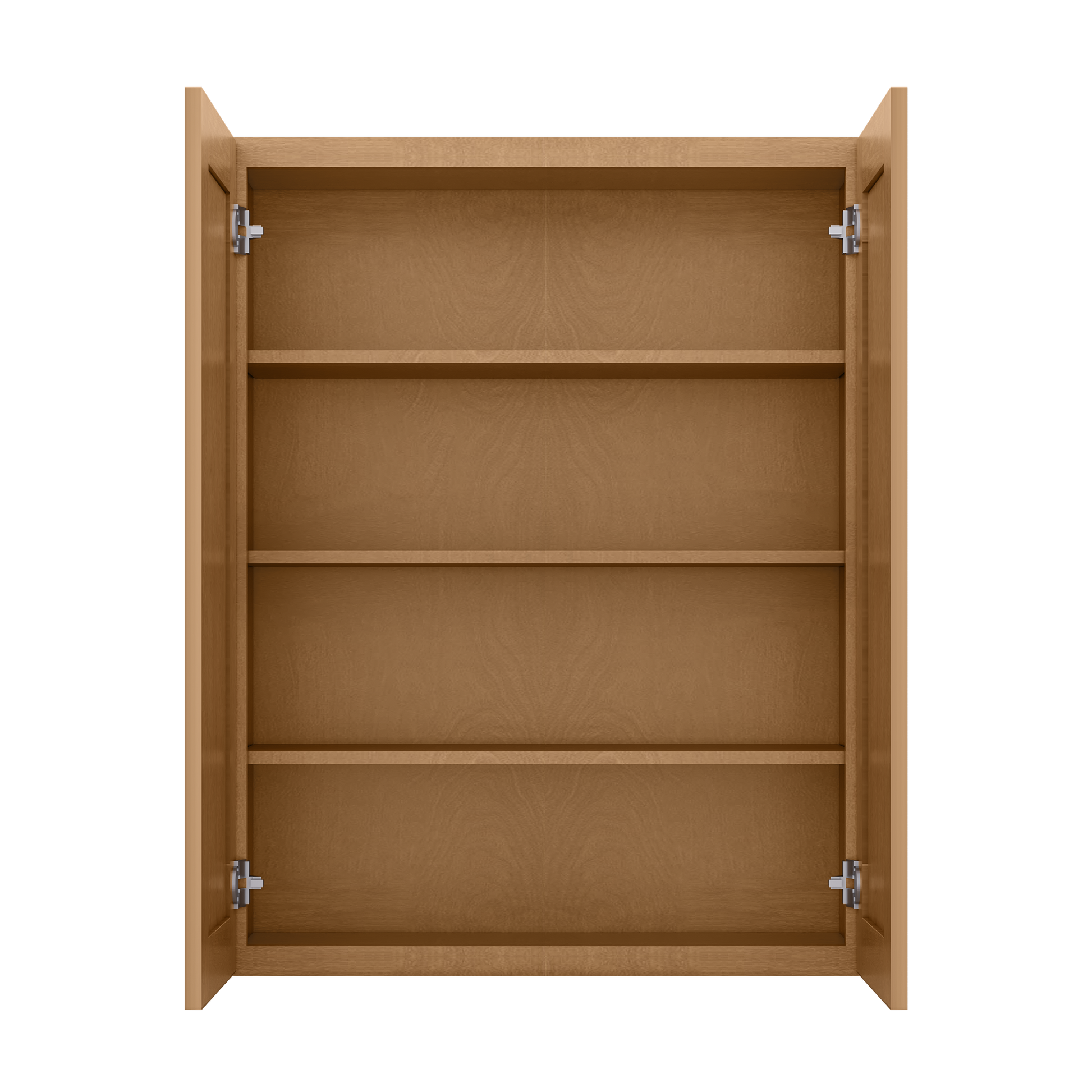 Wall Kitchen Cabinet W3342 Shaker Toffee LessCare 33 in. width 42 in. height 12 in. depth - Kitchen Cabinets