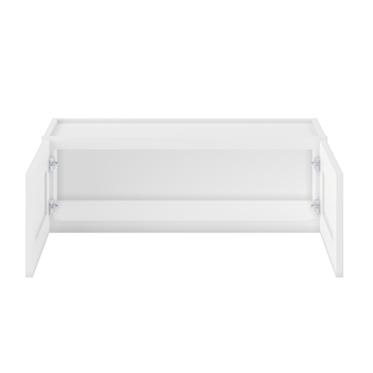 Wall Kitchen Cabinet W3612 Alpina White LessCare 36 in. width 12 in. height 12 in. depth - Kitchen Cabinets