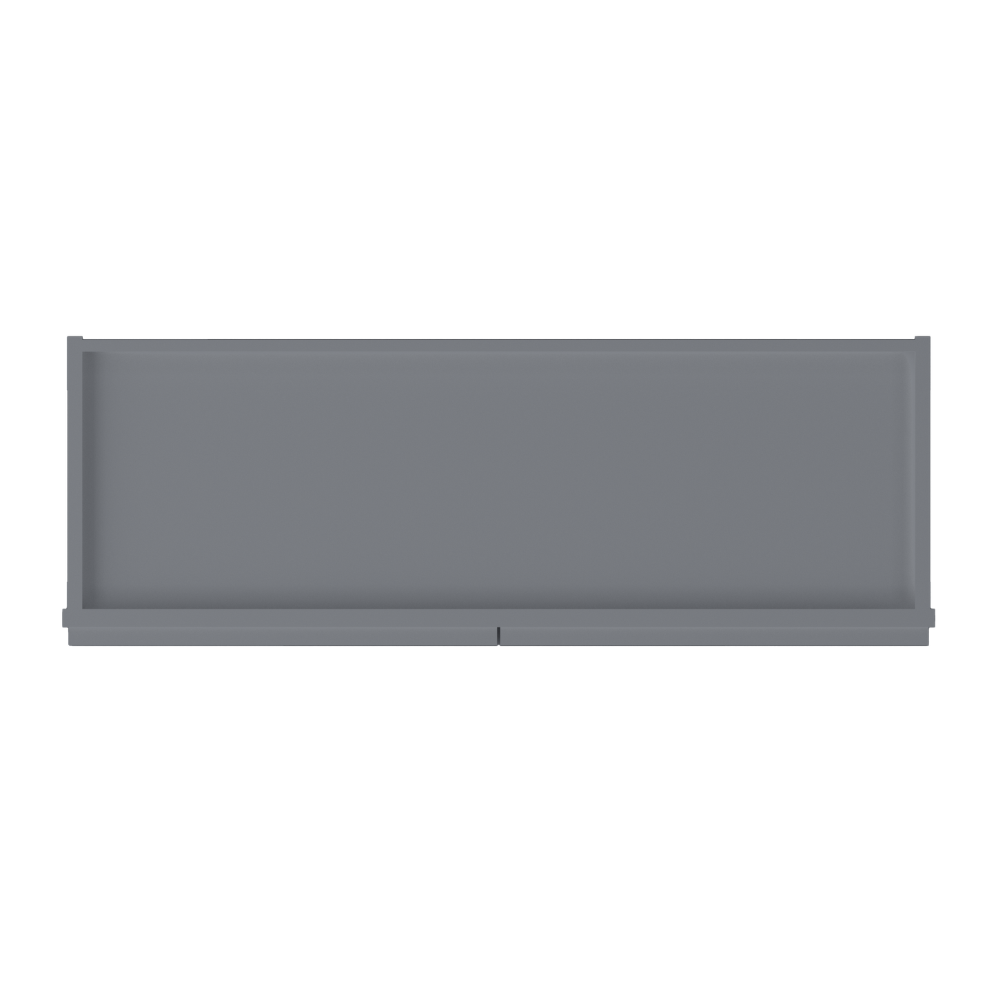 Wall Kitchen Cabinet W3612 Colonial Gray LessCare 36 in. width 12 in. height 12 in. depth - Kitchen Cabinets