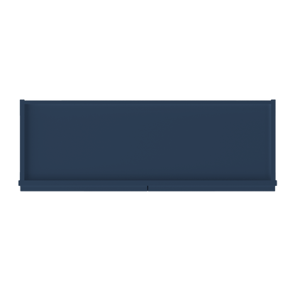 Wall Kitchen Cabinet W3612 Danbury Blue LessCare 36 in. width 12 in. height 12 in. depth - Kitchen Cabinets