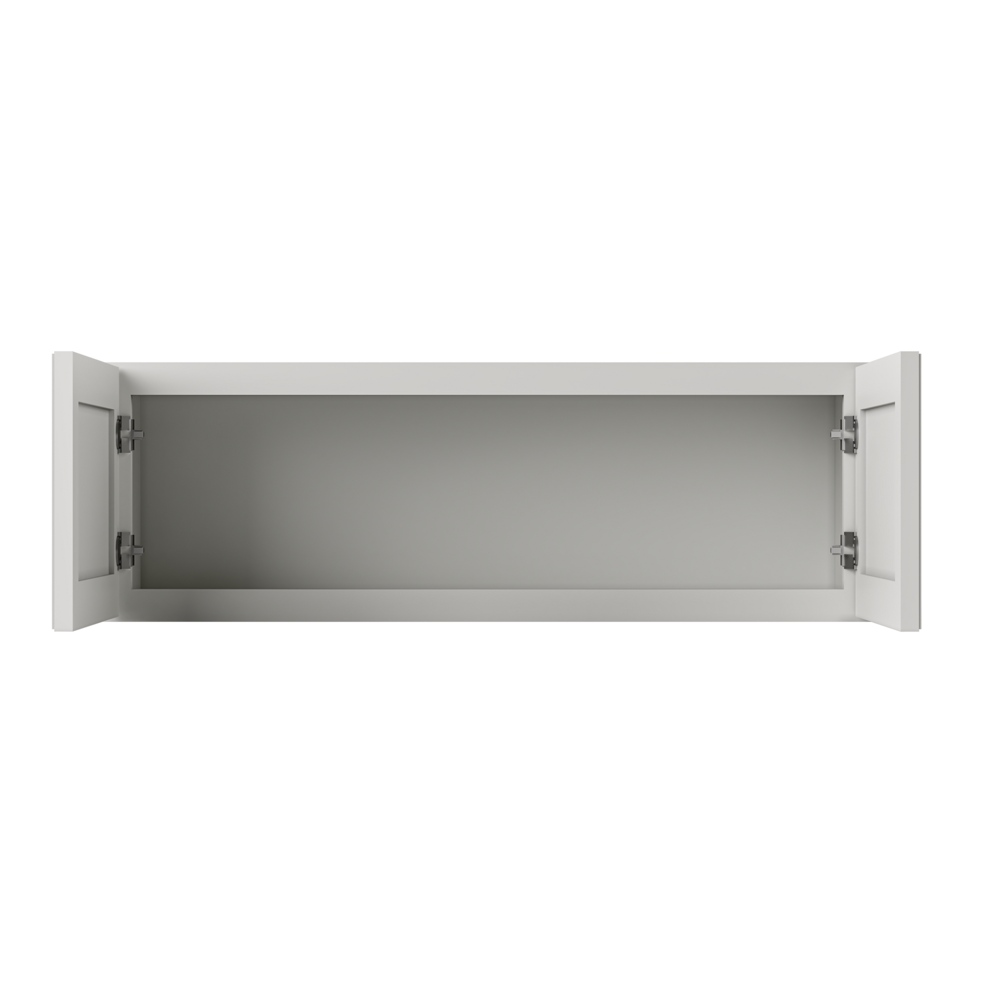 Wall Kitchen Cabinet W3612 Milan Pearl 36 in. width 12 in. height 12 in. depth - Kitchen Cabinets