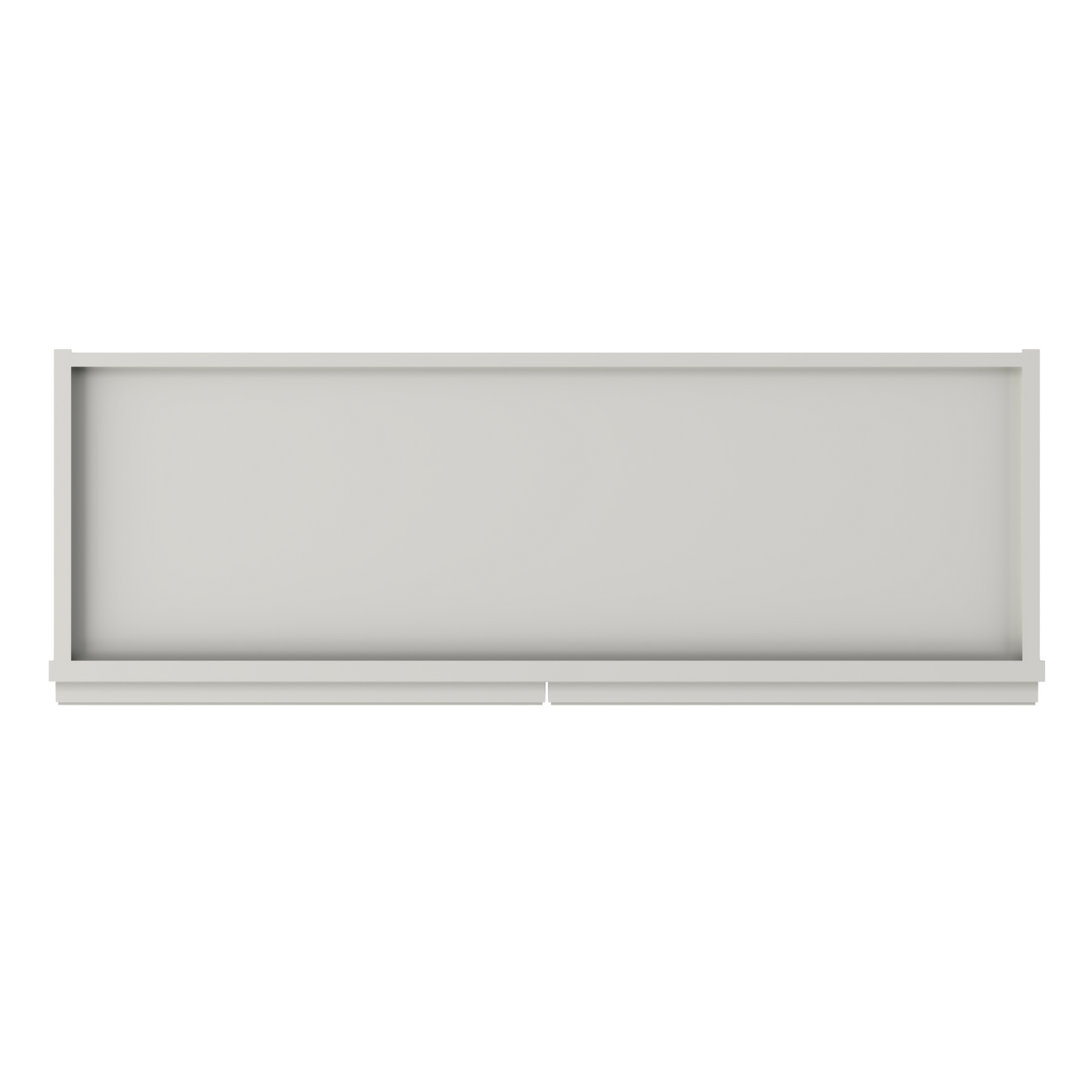 Wall Kitchen Cabinet W3612 Milan Pearl 36 in. width 12 in. height 12 in. depth - Kitchen Cabinets