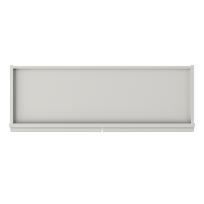 Wall Kitchen Cabinet W3612 Milan Pearl 36 in. width 12 in. height 12 in. depth - Kitchen Cabinets