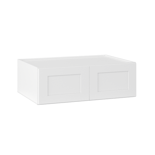 Wall Kitchen Cabinet W361224 Alpina White LessCare 36 in. width 12 in. height 24 in. depth - Kitchen Cabinets