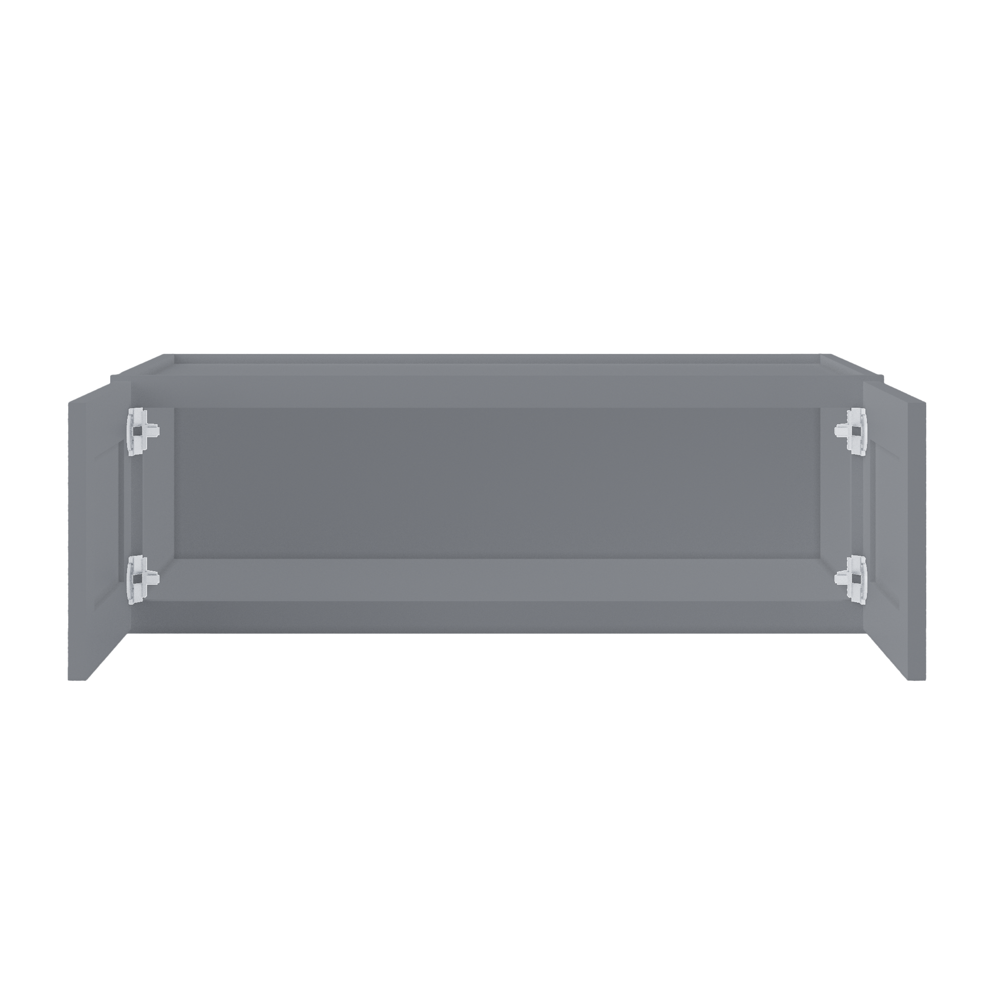 Wall Kitchen Cabinet W361224 Colonial Gray LessCare 36 in. width 12 in. height 24 in. depth - Kitchen Cabinets