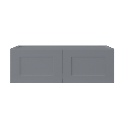 Wall Kitchen Cabinet W361224 Colonial Gray LessCare 36 in. width 12 in. height 24 in. depth - Kitchen Cabinets