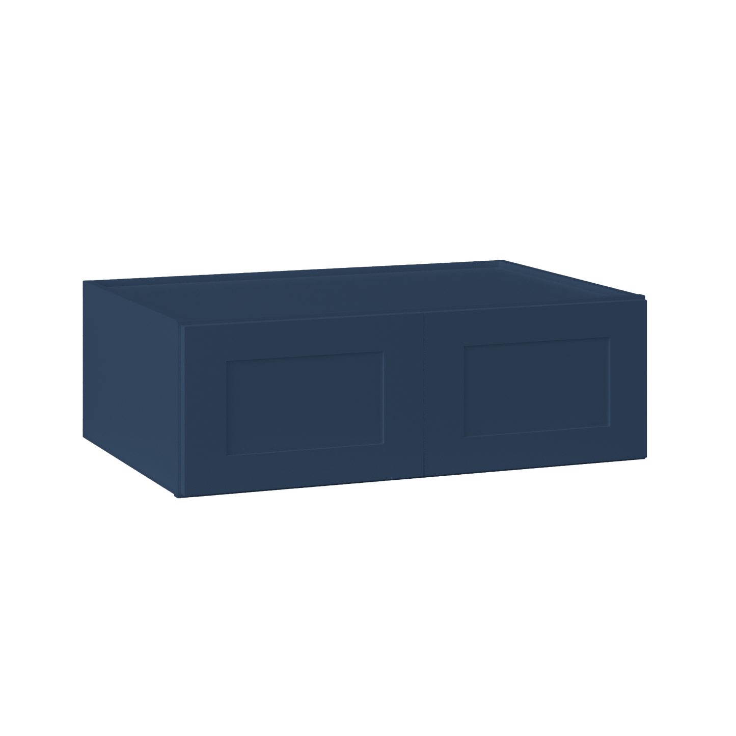 Wall Kitchen Cabinet W361224 Danbury Blue LessCare 36 in. width 12 in. height 24 in. depth - Kitchen Cabinets