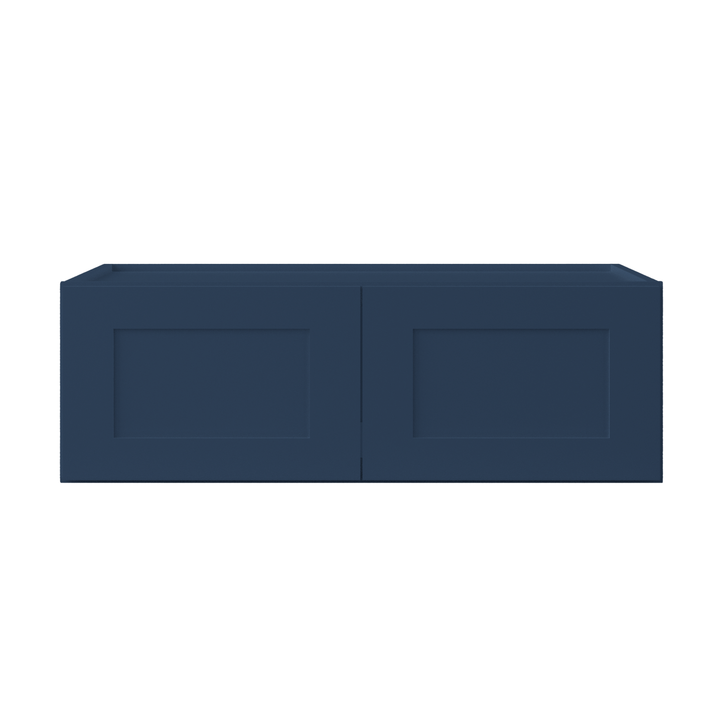 Wall Kitchen Cabinet W361224 Danbury Blue LessCare 36 in. width 12 in. height 24 in. depth - Kitchen Cabinets