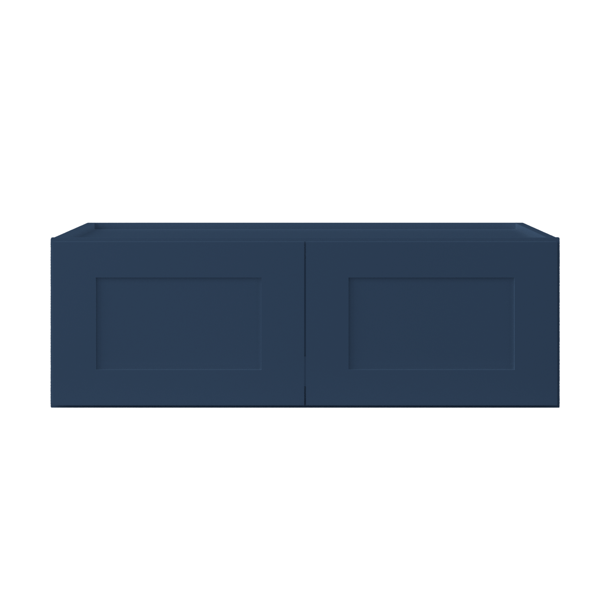 Wall Kitchen Cabinet W361224 Danbury Blue LessCare 36 in. width 12 in. height 24 in. depth - Kitchen Cabinets