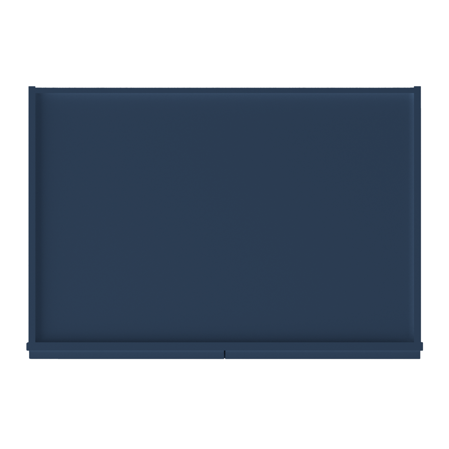 Wall Kitchen Cabinet W361224 Danbury Blue LessCare 36 in. width 12 in. height 24 in. depth - Kitchen Cabinets