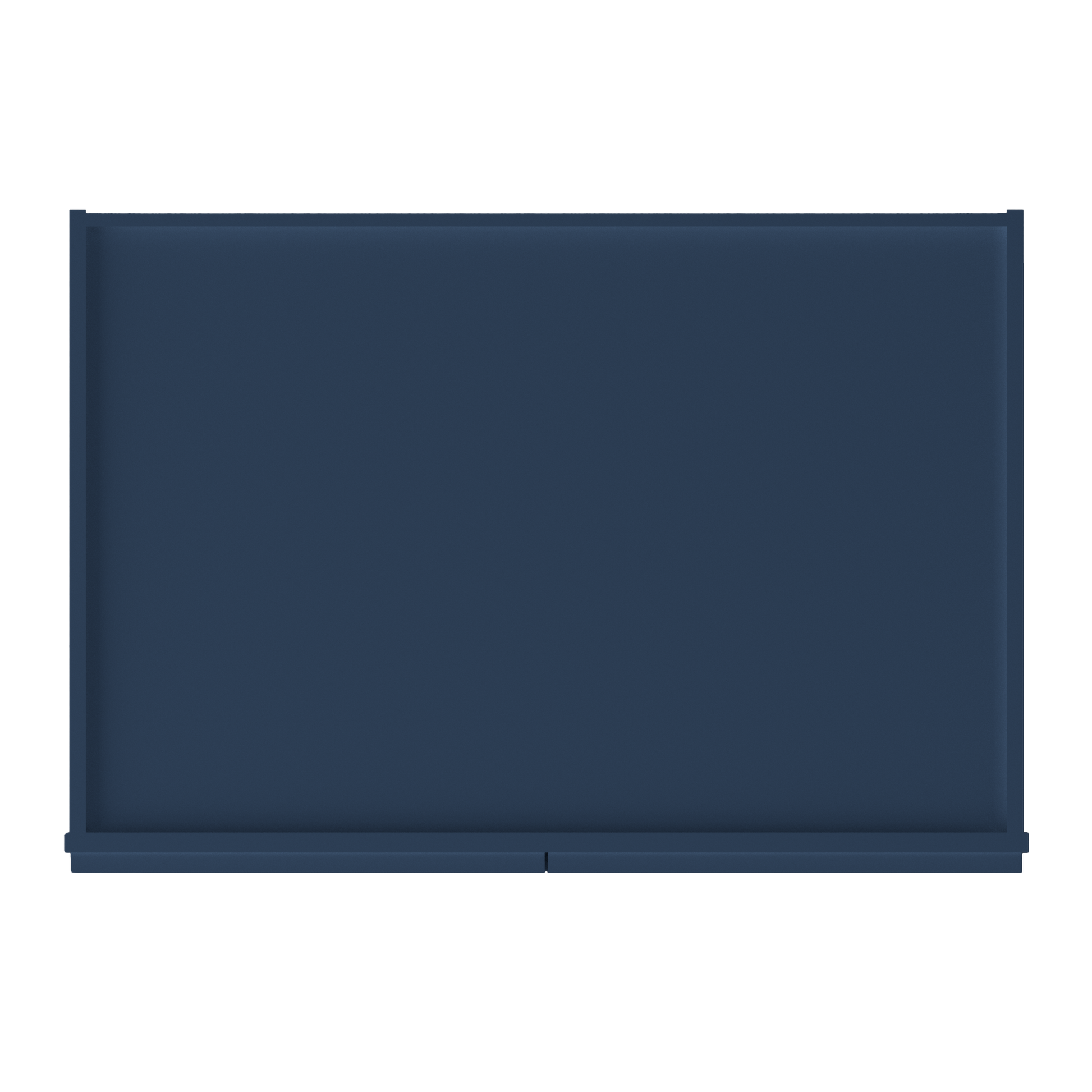 Wall Kitchen Cabinet W361224 Danbury Blue LessCare 36 in. width 12 in. height 24 in. depth - Kitchen Cabinets