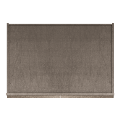 Wall Kitchen Cabinet W361224 Milan Slate LessCare 36 in. width 12 in. height 24 in. depth - Kitchen Cabinets
