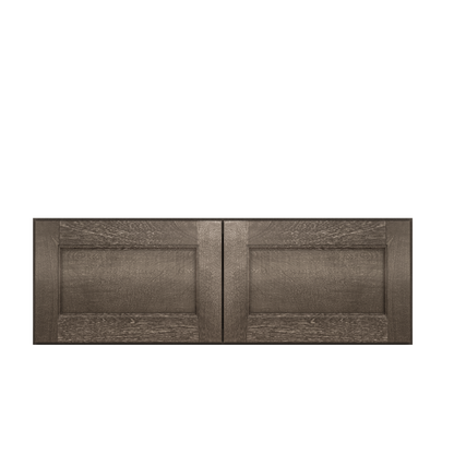 Wall Kitchen Cabinet W361224 Milan Slate LessCare 36 in. width 12 in. height 24 in. depth - Kitchen Cabinets