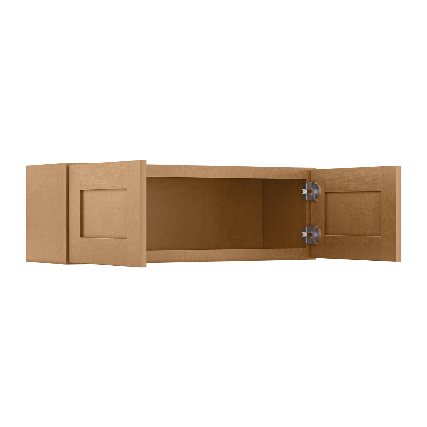 Wall Kitchen Cabinet W361224 Shaker Toffee LessCare 36 in. width 12 in. height 24 in. depth - Kitchen Cabinets