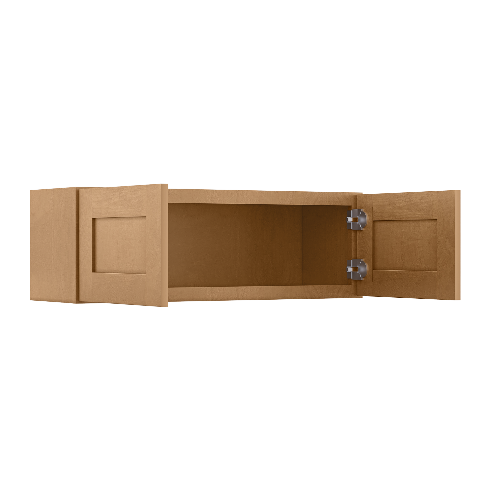 Wall Kitchen Cabinet W361224 Shaker Toffee LessCare 36 in. width 12 in. height 24 in. depth - Kitchen Cabinets