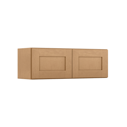 Wall Kitchen Cabinet W361224 Shaker Toffee LessCare 36 in. width 12 in. height 24 in. depth - Kitchen Cabinets