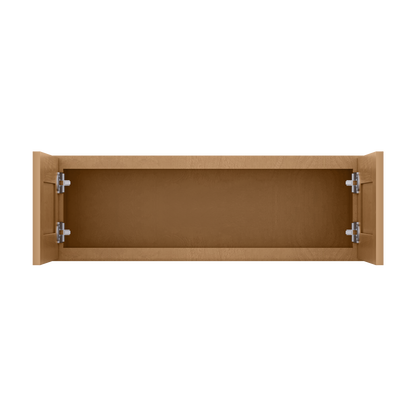 Wall Kitchen Cabinet W361224 Shaker Toffee LessCare 36 in. width 12 in. height 24 in. depth - Kitchen Cabinets