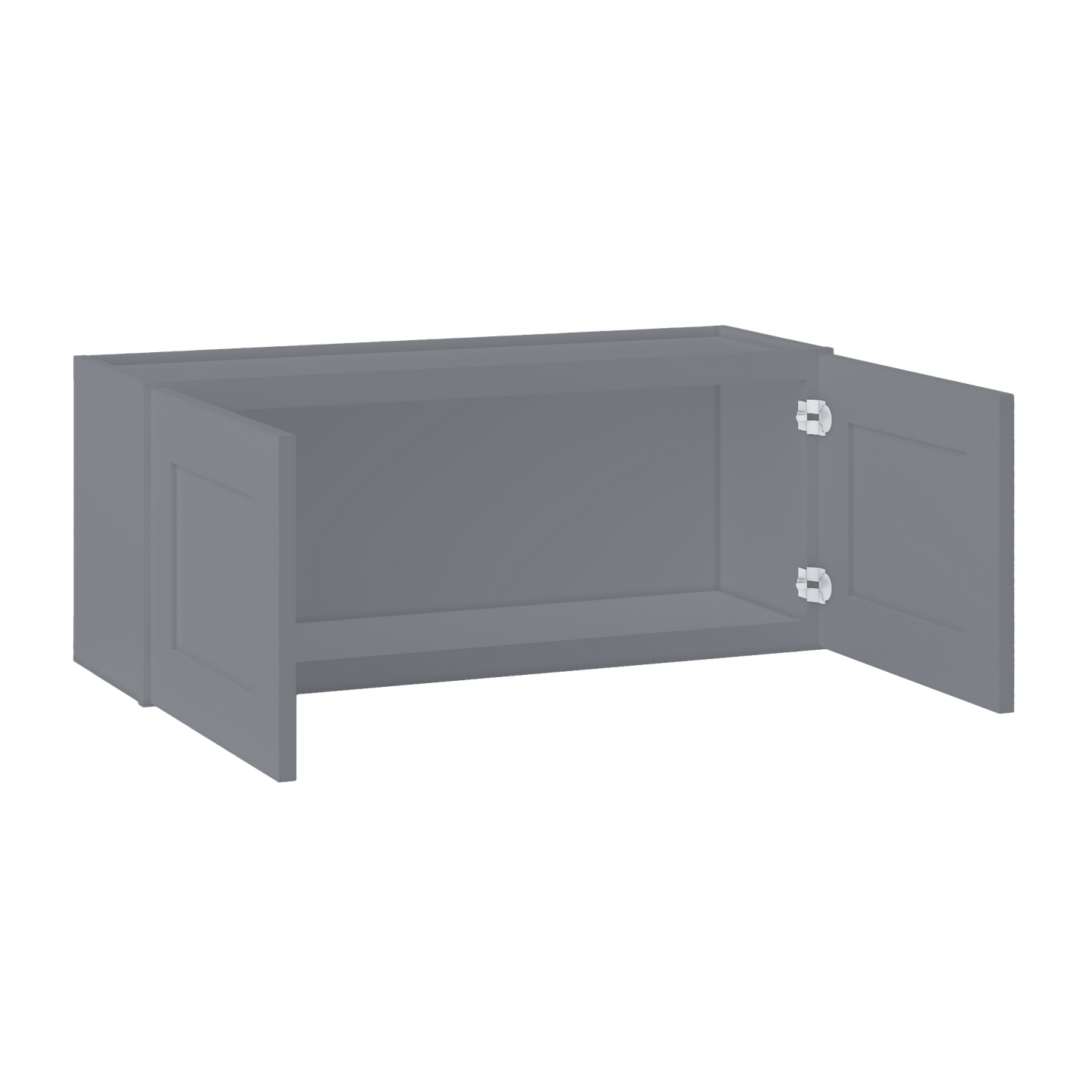 Wall Kitchen Cabinet W3615 Colonial Gray LessCare 36 in. width 15 in. height 12 in. depth - Kitchen Cabinets